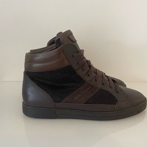 Ferragamo brown HighTop Sneaker. 10,5 US Men.